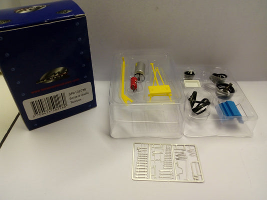 LE MANS MINIATURES LMSPA132030 TOOL SETS AND TOOLING BOX And photoetched tools
